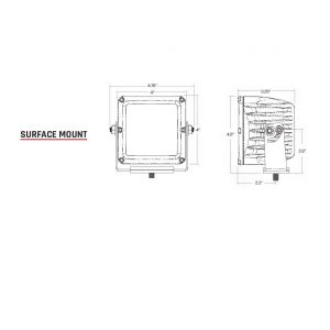 Rigid Industries® D-XL Pro Hyperspot LED Pod Lights Pair w/Harness 322413