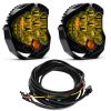 Baja Designs® LP9 Pro™ Pair Amber LED Driving/Combo Lights & Harness Kit