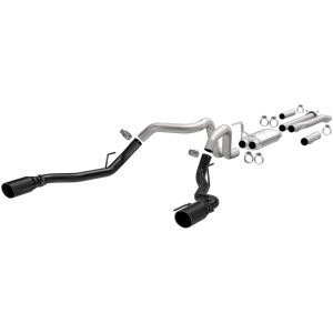 MagnaFlow® Dual Black Coated 3" Cat-Back Exhaust (15-20 Ford Raptor)