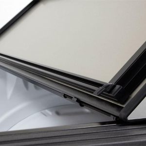 LOMAX™ Matte Black Hard Tri-Fold Bed Tonneau Cover (2016+ Tacoma)