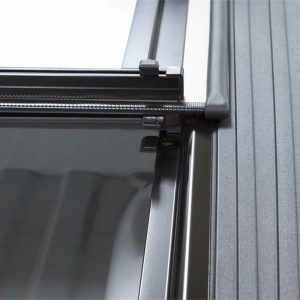 LOMAX™ Matte Black Hard Tri-Fold Bed Tonneau Cover (2016+ Tacoma)
