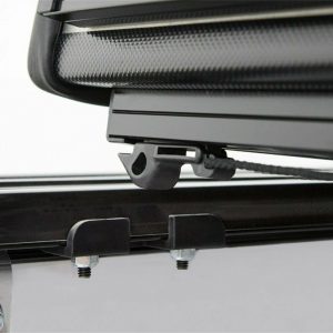 LOMAX™ Matte Black Hard Tri-Fold Bed Tonneau Cover (2016+ Tacoma)