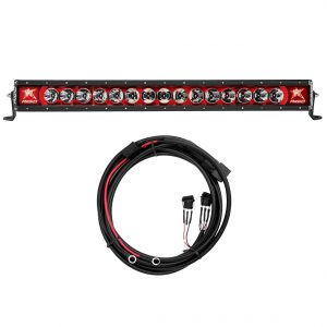 Rigid Industries® Radiance+ 30 inch LED Light Bar (Red Backlight) with Harness
