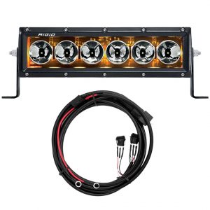 Rigid Industries® Radiance+ 10 inch LED Light Bar (Amber Backlight) with Harness
