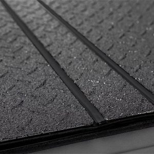 LOMAX™ Matte Black Hard Tri-Fold Bed Cover 12-24 Ram 2500/3500 (RamBox)