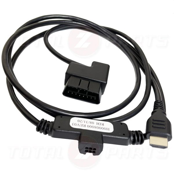 Edge Products CS2 CTS2 CTS3 OBDII Cable, OBDII Plug to Monitor (HDMI)
