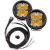 Rigid® 360-Series 4″ Spot LED Fog Lights (Amber Backlight) with Harness
