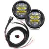 Rigid® 360-Series 4″ Driving LED Fog Lights (White Backlight) with Harness