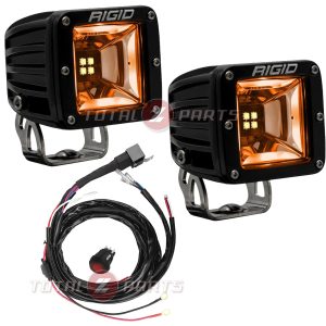 Rigid® Radiance Pod Scene 3" LED Light Pods (Amber Backlight) w/Harness