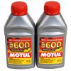 Motul® 100949 Fully Synthetic RBF 600 DOT 4 Brake Fluid 500ml / 0.5L (2-PACK)