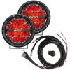 Rigid® 360-Series 6″ Spot LED Fog Lights (Red Backlight) with Harness
