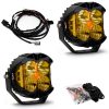 Baja Designs® LP4 Pro LED Driving/Combo Amber Lens Pair