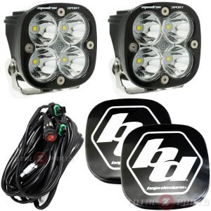 Baja Designs® Squadron Sport™ LED Pair Spot Light Kit & Rock Guards
