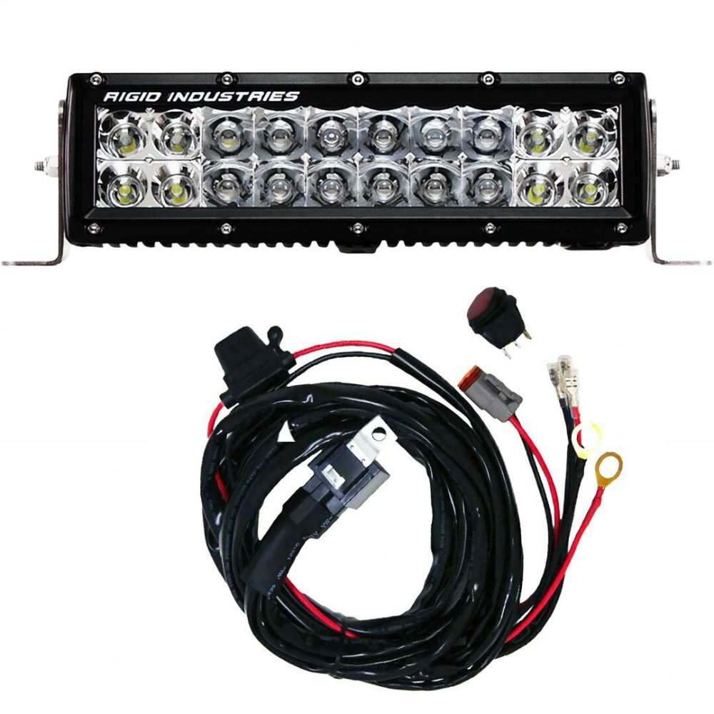 Rigid Industries® E-Series Pro 10-inch Spot/Flood Combo LED Light Bar Amber