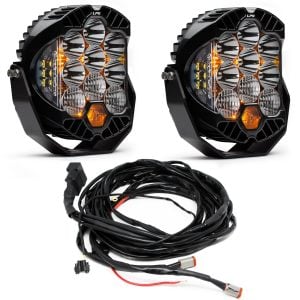 Baja Designs® LP9 Pro™ LED Clear Driving/Combo Light Pair w/Upfitter Harness Baja Designs® LP9 Pro™ LED Clear Driving/Combo Light Pair w/Upfitter Harness