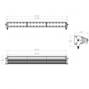 Baja Designs® OnX6+™ 30" Driving/Combo LED Light Bar w/Harness Baja Designs® OnX6+™ 30" Driving/Combo LED Light Bar w/Harness