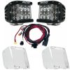 Rigid Industries® D-SS Pro Driving LED Light Pods Pair w/Harness & Clear Covers