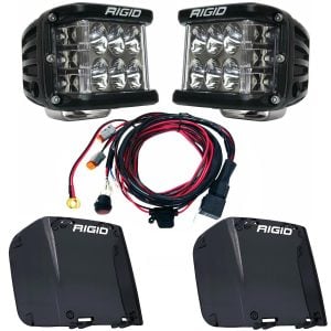 Rigid Industries® D-SS Pro Driving LED Light Pods Pair w/Harness & Smoke Covers
