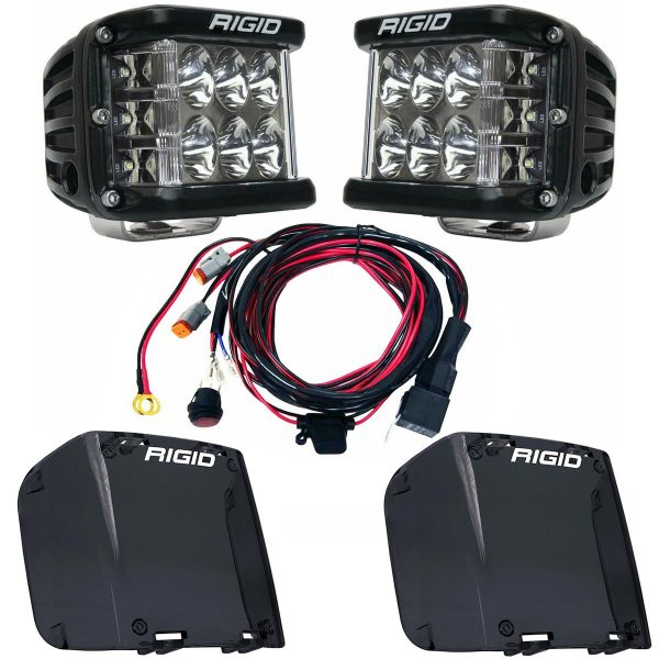 Rigid Industries® D-SS Pro Driving LED Light Pods Pair w/Harness & Smoke Covers Rigid Industries® D-SS Pro Driving LED Light Pods Pair w/Harness & Smoke Covers