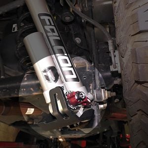 TeraFlex® JK Falcon Bolt-On Rear Shock Skid Plate Guards Kit TeraFlex® JK Falcon Bolt-On Rear Shock Skid Plate Guards Kit