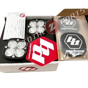 Baja Designs® Squadron Sport™ LED Pair Wide Cornering Light Kit & Rock Guards Baja Designs® Squadron Sport™ LED Pair Wide Cornering Light Kit & Rock Guards