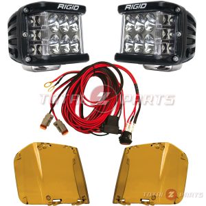 Rigid Industries® D-SS Pro Driving LED Light Pods Pair w/Harness & Black Covers