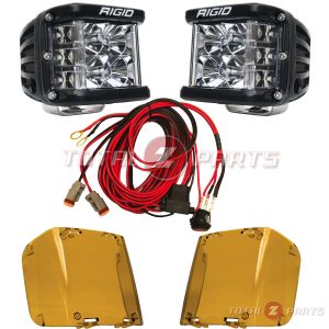 Rigid Industries® D-SS Pro Driving LED Light Pods Pair w/Harness & Black Covers Rigid Industries® D-SS Pro Driving LED Light Pods Pair w/Harness & Black Covers