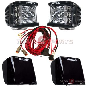 Rigid Industries® D-SS Pro Driving LED Light Pods Pair w/Harness & Black Covers Rigid Industries® D-SS Pro Driving LED Light Pods Pair w/Harness & Black Covers