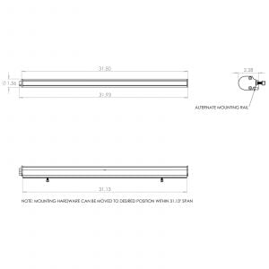 Baja Designs® RTL™ 30" LED Brake Chase Light Bar 103002 Baja Designs® RTL™ 30" LED Brake Chase Light Bar 103002