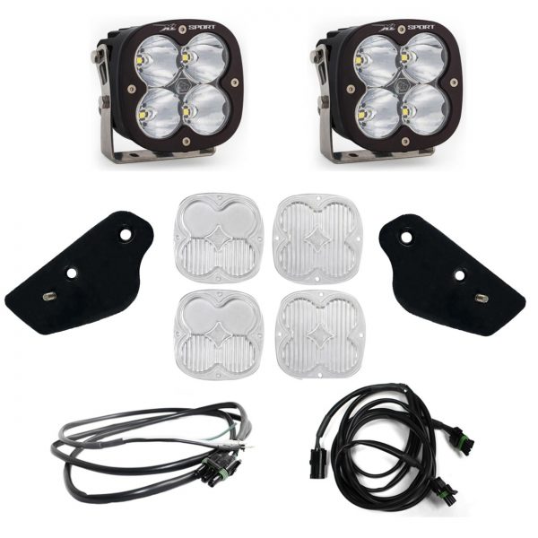 Baja Designs® XL Sport™ A-Pillar LED Ditch Lights Upfitter Kit (2021+ Bronco)