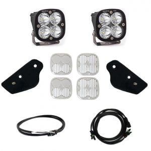 Baja Designs® Squadron Pro™ A-Pillar LED Ditch Lights Upfitter Kit (2021+ Bronco)