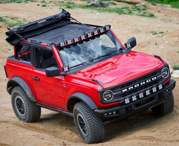 TotalZParts_Baja-Designs-Ford-Bronco-Roof-LED-Light-Bar-Pod-Linkable-Kit-XL_447756-installed-off-road