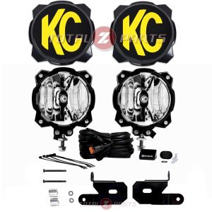 KC HiLiTES® Gravity Pro6™ 6" LED SAE Pillar Ditch Lights Kit (Jeep JL Wrangler / JT Gladiator)