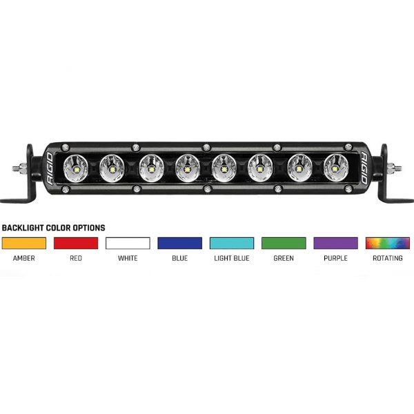 Rigid Industries® 10-inch Radiance Plus SR-Series 8 Option Backlight LED Bar Rigid Industries® 10-inch Radiance Plus SR-Series 8 Option Backlight LED Bar