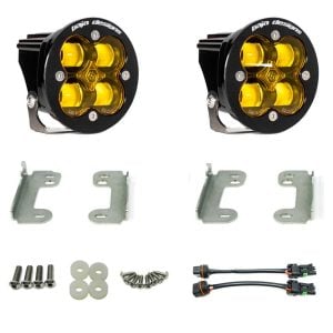 Baja Designs® Squadron-R™ SAE LED Fog Lights Kit (10-18 Jeep JK Wrangler)