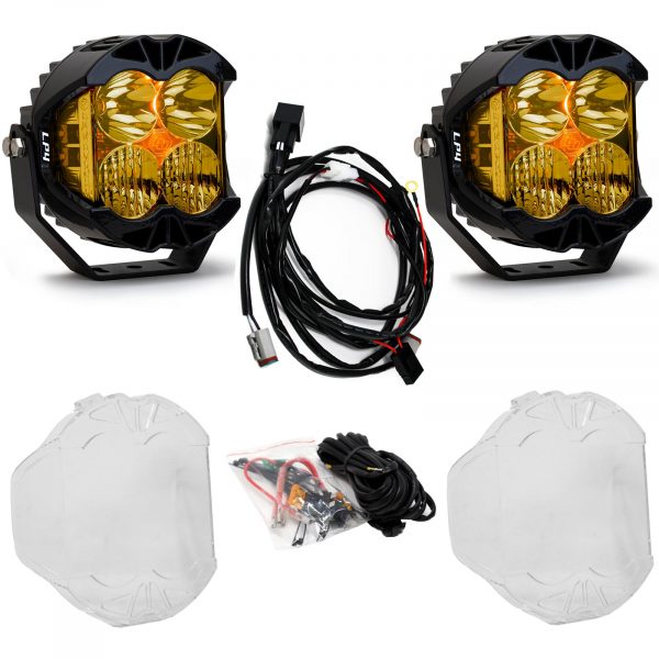 Baja Designs® LP4 Pro LED Amber Driving/Combo Lights Pair w/ Clear Lens Covers Baja Designs® LP4 Pro LED Amber Driving/Combo Lights Pair w/ Clear Lens Covers