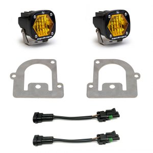 Baja Designs® S1™ Amber Wide Cornering LED Fog Lights Kit (2021+ Ford Bronco Sport)