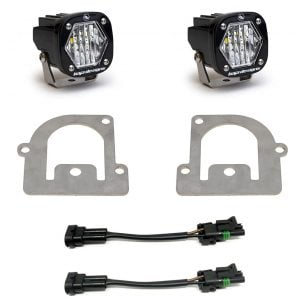 Baja Designs® S1™ Clear Wide Cornering LED Fog Lights Kit (2021+ Ford Bronco Sport)