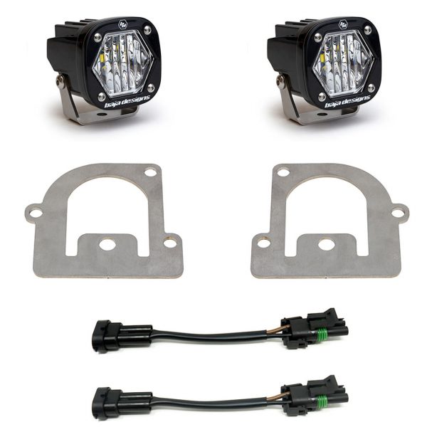 Baja Designs® S1™ Clear Wide Cornering LED Fog Lights Kit (2021+ Ford Bronco Sport) Baja Designs® S1™ Clear Wide Cornering LED Fog Lights Kit (2021+ Ford Bronco Sport)