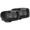 Rigid Industries® SR-M PRO Midnight LED Spot Diffused Lights Pair