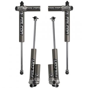 TeraFlex® Falcon 3.1 Piggyback Shocks Kit 3-4.5" Lift (Jeep JKU Wrangler)
