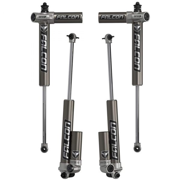 TeraFlex® Falcon 3.1 Piggyback Shocks Kit 3-4.5" Lift (Jeep JKU Wrangler)