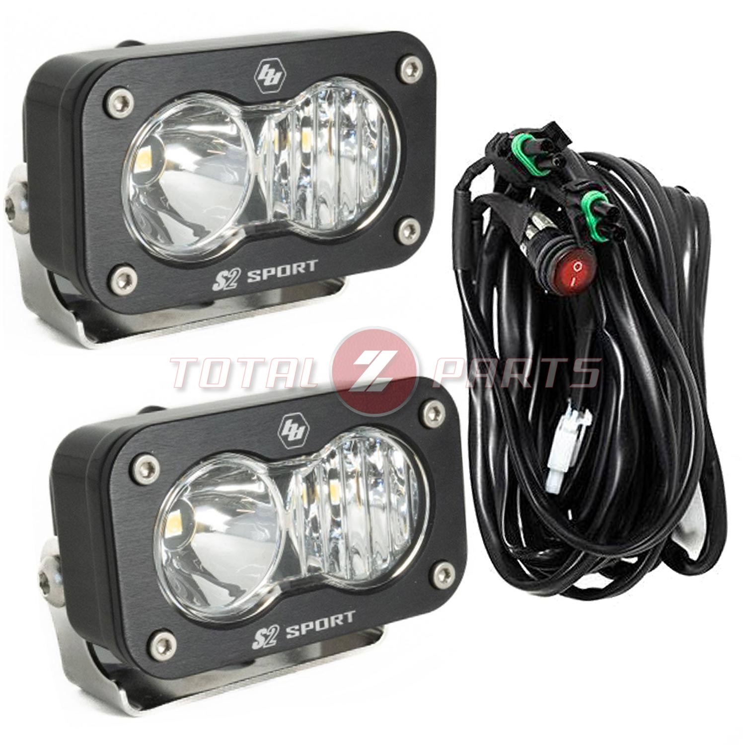 Baja Designs® S2 Sport™ LED Lights Pair Driving/Combo White Clear