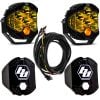 Baja Designs® LP6 Pro™ LED Amber Driving/Combo Lights Pair w/Rock Guards