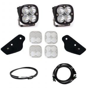 Baja Designs® Squadron Sport™ A-Pillar LED Ditch Lights Upfitter Kit (2021+ Bronco)