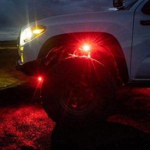 Baja Designs® Universal Red LED Rock Lights Kit (4 Lights) w/Harness Baja Designs® Universal Red LED Rock Lights Kit (4 Lights) w/Harness
