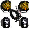 Baja Designs® LP6 Pro™ LED Amber Driving/Combo Lights Pair w/Rock Guards & Upfitter Harness