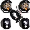 Baja Designs® LP6 Pro™ LED White Driving/Combo Lights Pair w/Rock Guards & Upfitter Harness