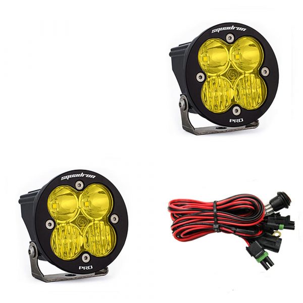 Baja Designs® Squadron-R Pro Pair Driving Combo Amber LED Lights Baja Designs® Squadron-R Pro Pair Driving Combo Amber LED Lights