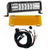 Rigid Industries® E-Series Pro 10-inch Spot Driving Combo LED Light Bar w/Amber Cover